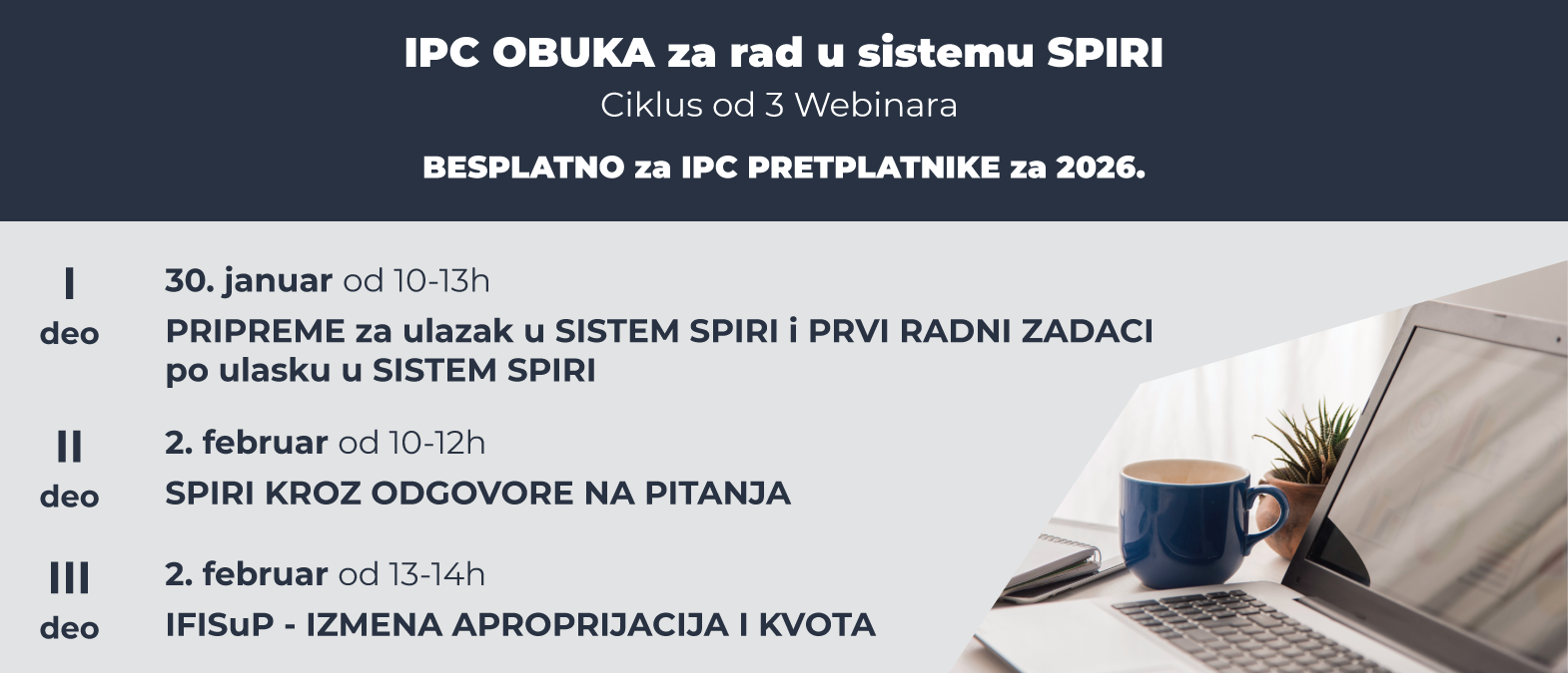 IPC OBUKA za primenu SPIRI + IFISuP